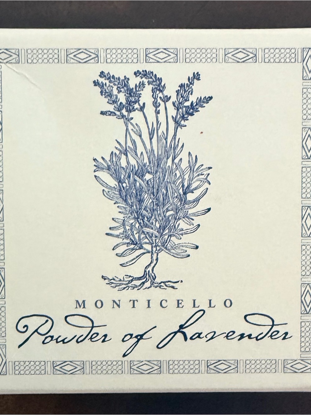 Monticello Powder of Lavender 4oz Talc-Free Body Powder New in Box